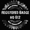 Registered Badge no 012