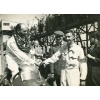 George Nixon winning the 1948 Manx Cup in the Brooke Special and congratulated by Ernest Shenton (from the collection of the late Ernest Shenton via David Culshaw)